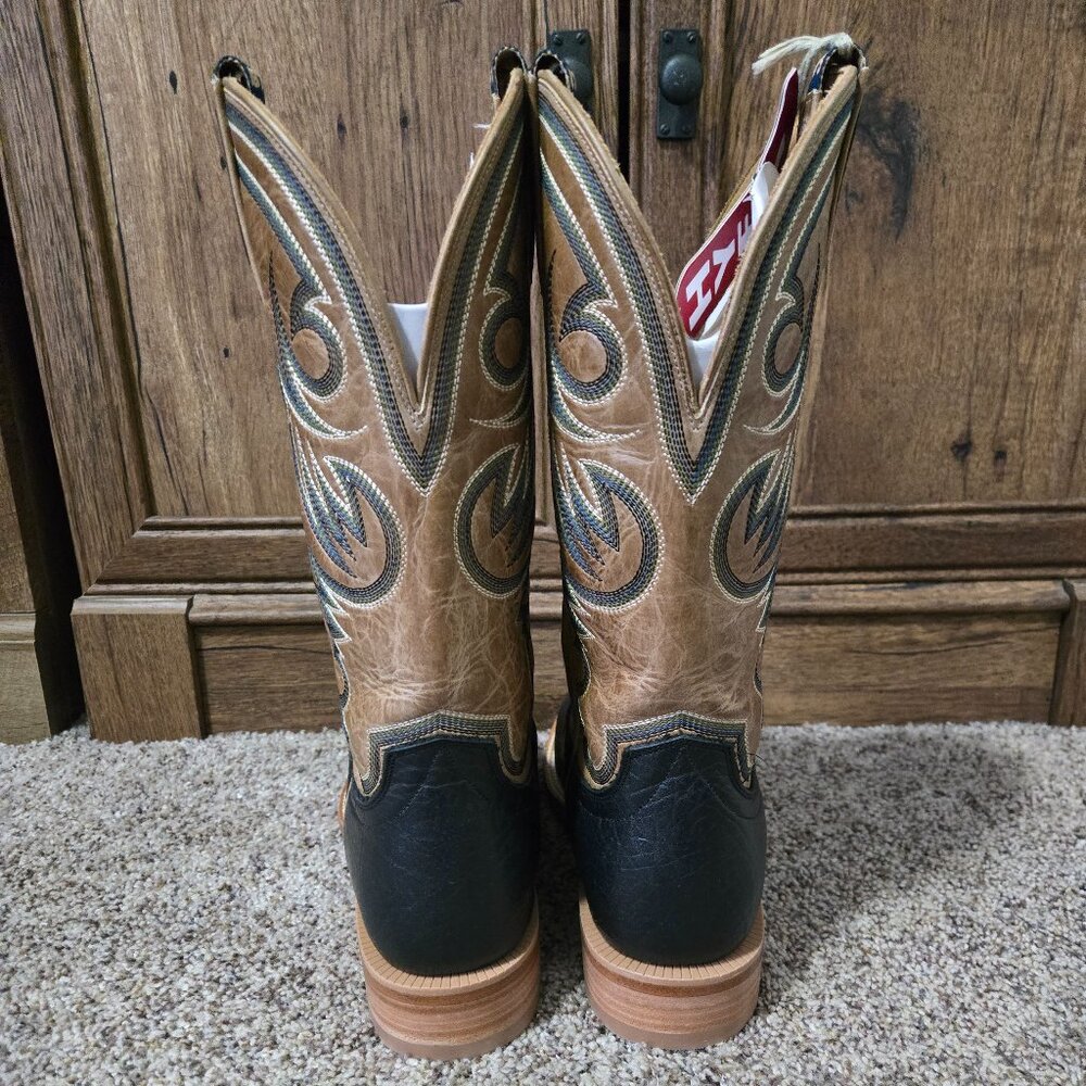 Men's Hyer Black Sawyer Cowboy boots Size 11D - Picture 2 of 5